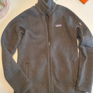 Black full zip Patagonia Better Sweater